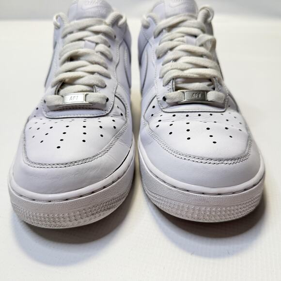 Nike Air Force 1 Shoes Mens Size 9 White CW2288-111 Leather Low Top - Picture 9 of 14